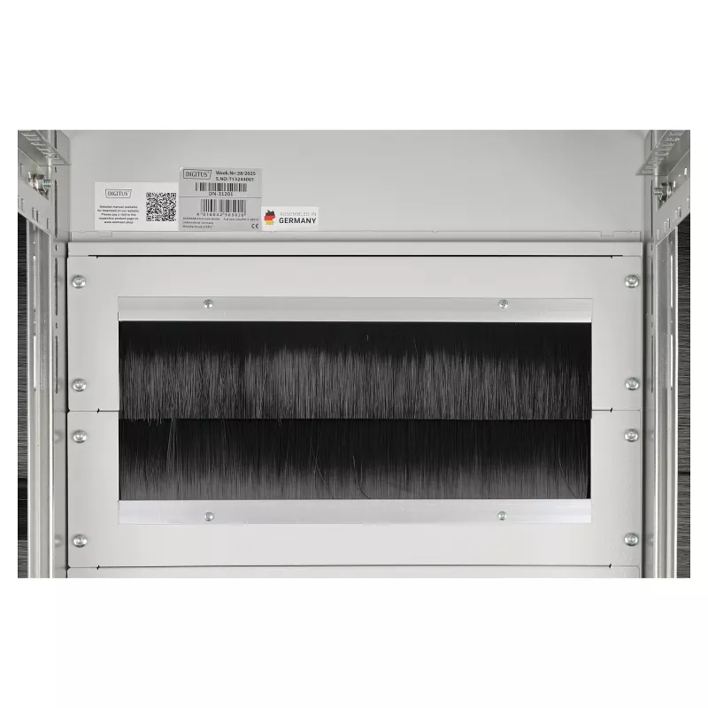 Tīkla skapis DIGITUS Unique Light sērijas brīvi stāvošs statīvs 42U 800x1000 mm, 800 kg, IP20, pelēks