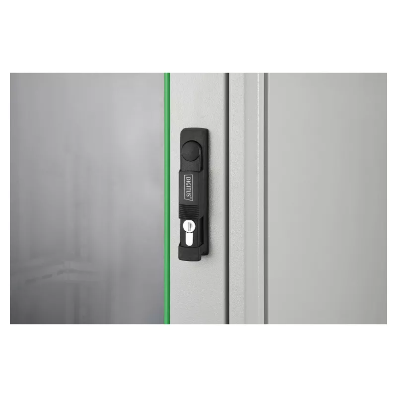 Tīkla skapis DIGITUS Unique Light sērijas brīvi stāvošs statīvs 42U 800x1000 mm, 800 kg, IP20, pelēks