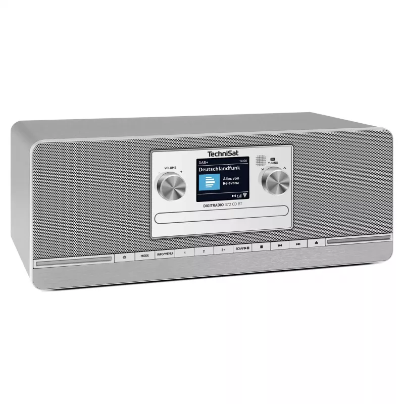TechniSat DIGITRADIO 372 CD BT Virtuves Analogais un digitālais Antracīts, Sudrabs