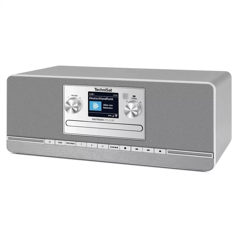 TechniSat DIGITRADIO 372 CD BT Virtuves Analogais un digitālais Antracīts, Sudrabs