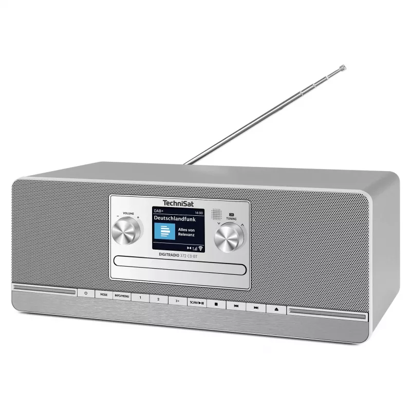 TechniSat DIGITRADIO 372 CD BT Virtuves Analogais un digitālais Antracīts, Sudrabs