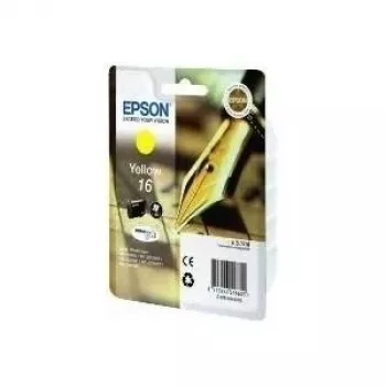 Epson 16 Tintenpatrone gelb Standardkapazität 3.1ml 165 Seiten 1-pack blister ohne Alarm (C13T16244010)