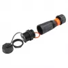 Good Connections plākstera kabeļa savienotājs āra apstākļiem IP68 Cat. 6a RJ45 pilnībā ekranēts melns Good - Tīkls