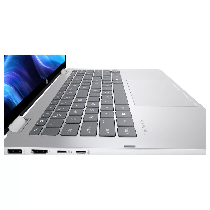 HP OmniBook BZ7Z8EA 14 piezīmjdators - 512 GB SSD - 8 GB RAM - SDRAM - WUXGA (1920x1200) - Skārienekrāns - Windows 11 Home (BZ7Z8EA#ABD)