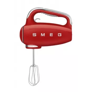Smeg HMF01RDEU rokas mikseris 50. gadu retro dizainā, sarkans
