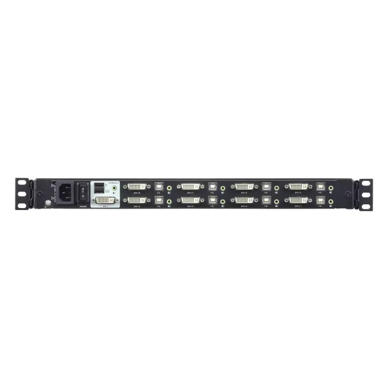 KVM slēdzis ATEN 8 portu 17,3 collu DVI Full HD LCD