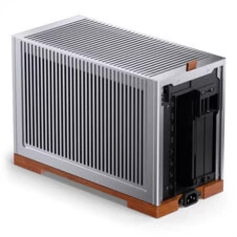 Jonsbo T9 Melns datora korpuss Mini-Enclosure ITX PCIe 5.0 pacēlāja kabelis - melns (T9 Melns PCIE 5.0)