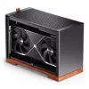 Jonsbo T9 Melns PC-Enclosure Mini-Enclosure ITX PCIe 5.0 riser kabelis - Silver (T9 SILVER PCIE 5.0)