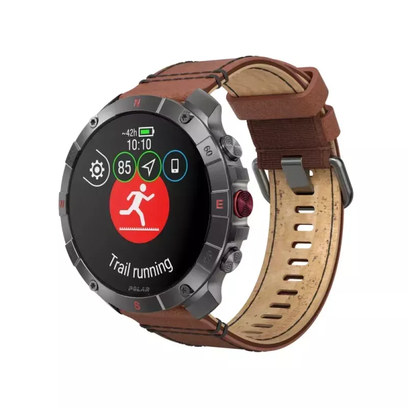 Viedpulkstenis Polar Grit X2 Pro Titan Melns