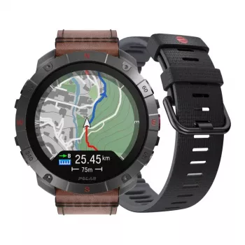 Viedpulkstenis Polar Grit X2 Pro Titan Melns