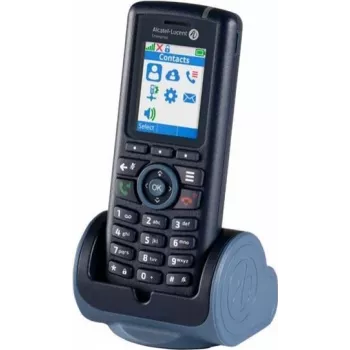 Bezvadu DECT klausule ALCATEL 8214 ar uzlādējamu bateriju un uzlādes staciju