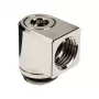 EK Water Blocks EK-Torque Micro Adapter 90 grādu leņķī G1/4 collas AG uz G1/4 collas IG - Pagriežams, niķelis