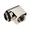 EK Water Blocks EK-Torque Micro Adapter 90 grādu leņķī G1/4 collas AG uz G1/4 collas IG - Pagriežams, niķelis