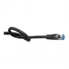 Alcasa 8060-SF100S tīkla kabelis 10 m Cat6a S/FTP (S-STP) melns (8060-SF100S)