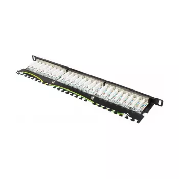 Alcasa GC-N0136 - Gigabit Ethernet - RJ45 - Cat6 - 22/26 - Melns - Tērauds (GC-N0136)