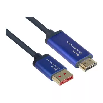Alcasa 4860-SF010B video kabeļa adapteris 1 m DisplayPort HDMI zils (4860-SF010B)