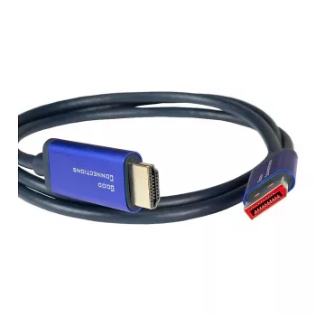 Alcasa 4860-SF010B video kabeļa adapteris 1 m DisplayPort HDMI zils (4860-SF010B)