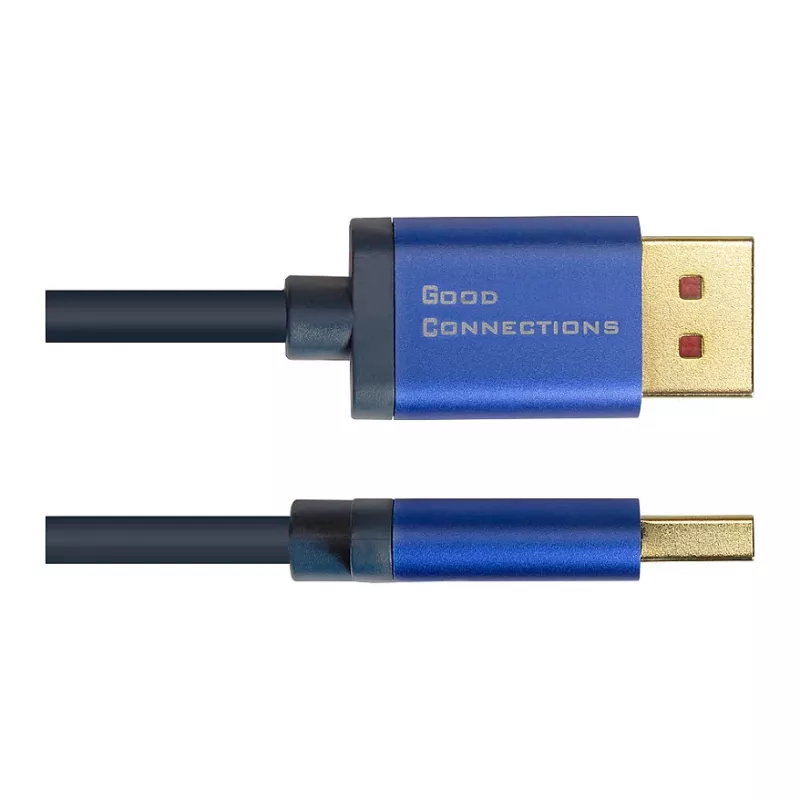 Alcasa 4860-SF010B video kabeļa adapteris 1 m DisplayPort HDMI zils (4860-SF010B)