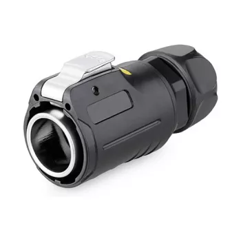 Alcasa S1 IC01-24R01 - RJ45 - Melna - Vīrišķais/Sievišķais - taisns - Metāls - silikagels - cinks - IP65 - IP67 (IC01-24R01)