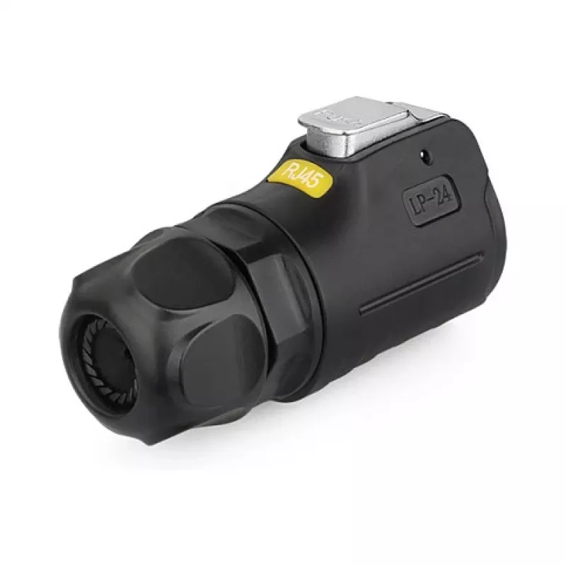 Alcasa S1 IC01-24R01 - RJ45 - Melna - Vīrišķais/Sievišķais - taisns - Metāls - silikagels - cinks - IP65 - IP67 (IC01-24R01)