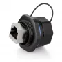 Alcasa IC06-R103 - RJ45 - Melns - Varš - Plastmasa - silikagels - IP65 - IP67 - -40 - 80 °C (IC06-R103)