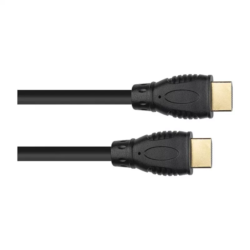 Savienojuma kabelis HDMI 2.0b, 4K / UHD @60Hz, 18 Gbit/s, zeltīti kontakti, melns, 5m, Good Connecti (4520-050)