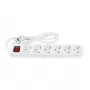 Good Connections PS016-W015 - 1,5 m - 6 AC-Ausgänge - Indoor - Type E/F - 1,5 mm² - Polycarbonat (PC)