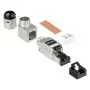 RJ45 spraudnis Cat. 6A, bez instrumentiem / montējams uz vietas, STP ekranēts, metāla, 5 virzieni, Good (GC-N0165)
