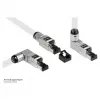 RJ45 spraudnis Cat. 6A, bez instrumentiem / montējams uz vietas, STP ekranēts, metāla, 5 virzieni, Good (GC-N0165)
