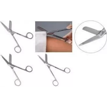 Pirmās palīdzības šķēres First Aid Only P-96028, 16,0 cm, nerūsējošais tērauds, sudrabotas