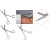 Šķēres First Aid Only P-96029 18.0 cm — medicīniskās pirmās palīdzības šķēres, nerūsējošā tērauda asmeņi, sudraba krāsa