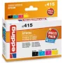 edding printeru kasetnes EDD-415 melna, ciāna, fuksīna, dzeltena, saderīgas ar EPSON T1295L, komplekts
