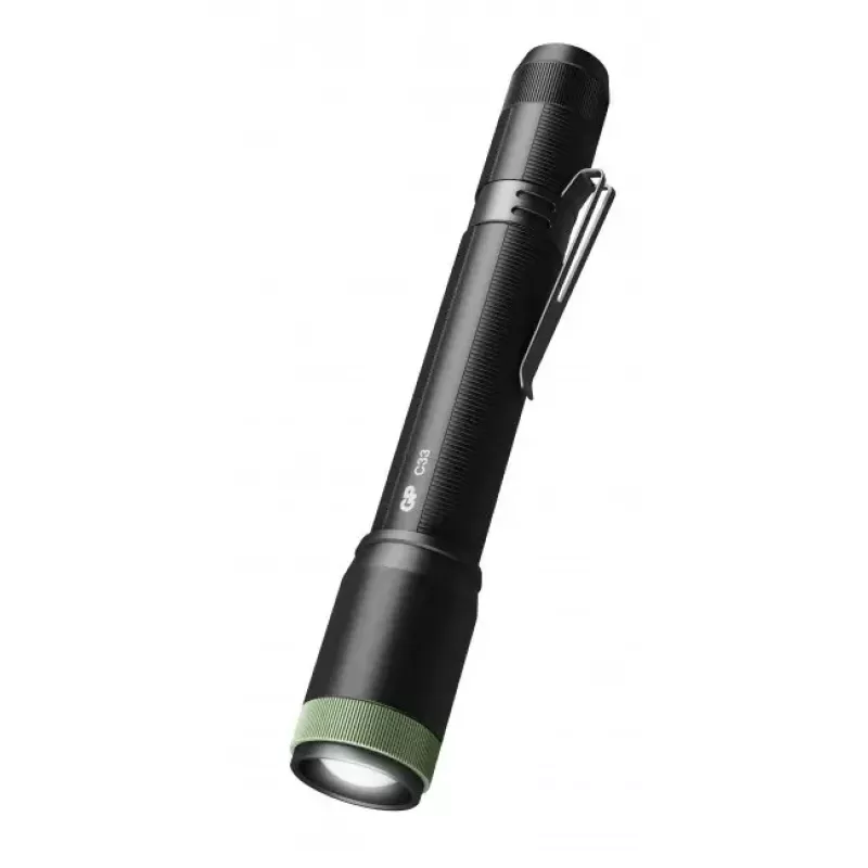Rokas lukturītis GP Lighting C33 Melns Zaļš