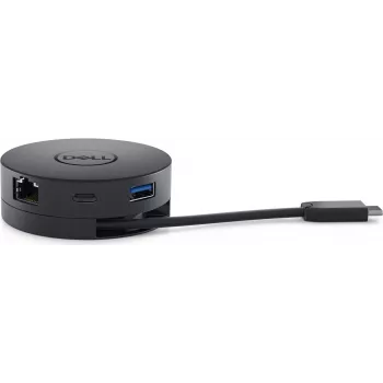 Dell Mobile Adapter DA300 - dokstacija - USB-C - VGA - 1GbE - piemērota Latitude 3390 2-in-1, 5290, 5290 2-in-1, 5490, 5590, 7290, 7390, 7490 (470-ACWN)