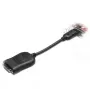 HP - DVI-Adapter - DisplayPort (M) to DVI-D (W) - Melns - for Quadro FX 3800 (481409-001,FH973AA)
