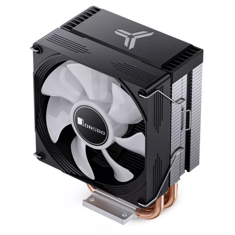 CPU dzesētājs Jonsbo CR-1300 EVO 90mm Melns — gaisa dzesētājs, 90 mm ventilators