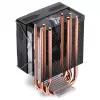CPU dzesētājs Jonsbo CR-1300 EVO 90mm Melns — gaisa dzesētājs, 90 mm ventilators
