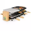 Raclette Grill Princess 01.162955.01.001 8 personām Alumīnijs Melns Pelēks Koks