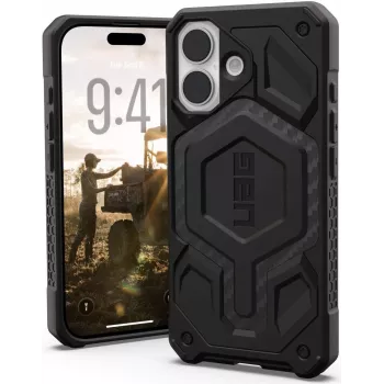UAG Urban Armor Gear Monarch Pro MagSafe maciņš | Apple iPhone 17 | oglekļa šķiedra | 114516114242 (114516114242)