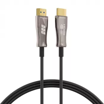 EFB Elektronik HDMI šķiedras optikas kabelis AOC Active 4K60Hz melns - Digitālais/Displejs/Video - 10 m (HDMI-20-00007)