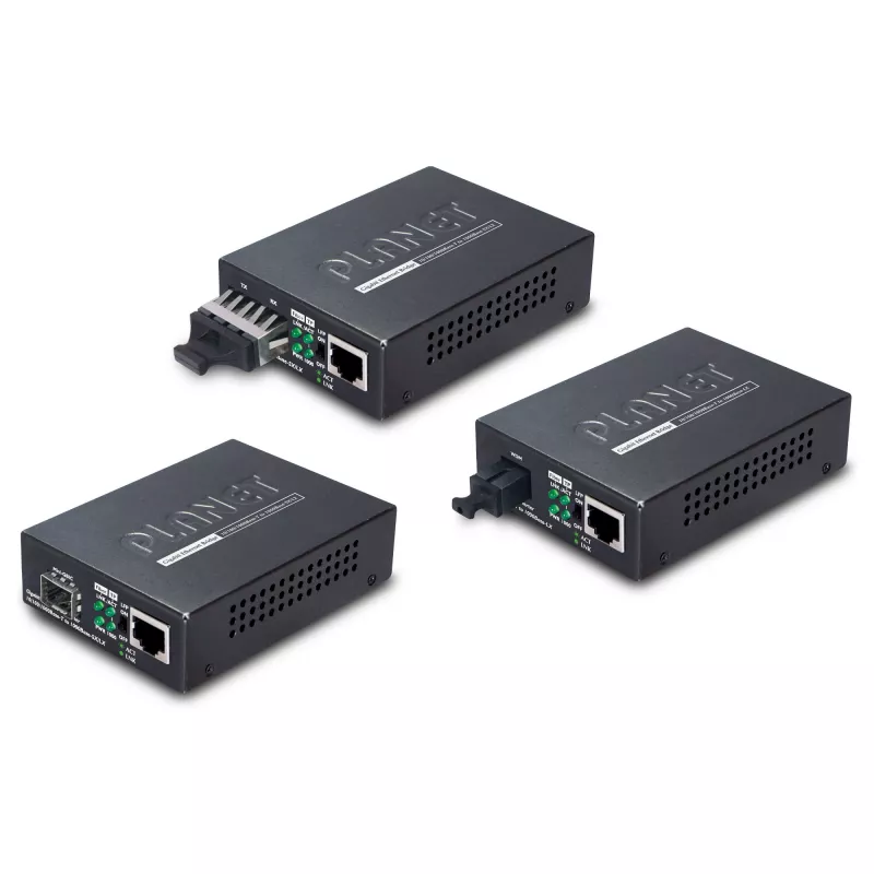 Planet GT-806B15 - Mediju pārveidotājs - GigE - 10Base-T, 1000Base-LX, 100Base-TX, 1000Base-T - RJ-45 /