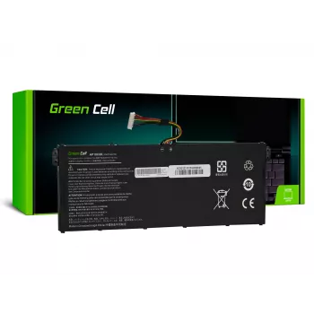 Klēpjdatora akumulators zaļa Cell ASUS A555 F555 K555 R556 X555, LiPo 4000 mAh, 7,6 V, 4 elementi, melns