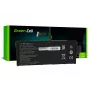 Klēpjdatora akumulators zaļa Cell ASUS A555 F555 K555 R556 X555, LiPo 4000 mAh, 7,6 V, 4 elementi, melns