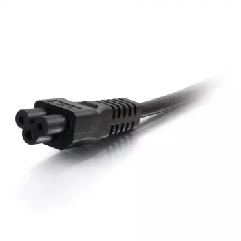 C2G 1m Eiropas klēpjdatora strāvas vads CEE 7/7 uz IEC 60320 C5 250V 3A