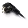C2G 1m Eiropas klēpjdatora strāvas vads CEE 7/7 uz IEC 60320 C5 250V 3A