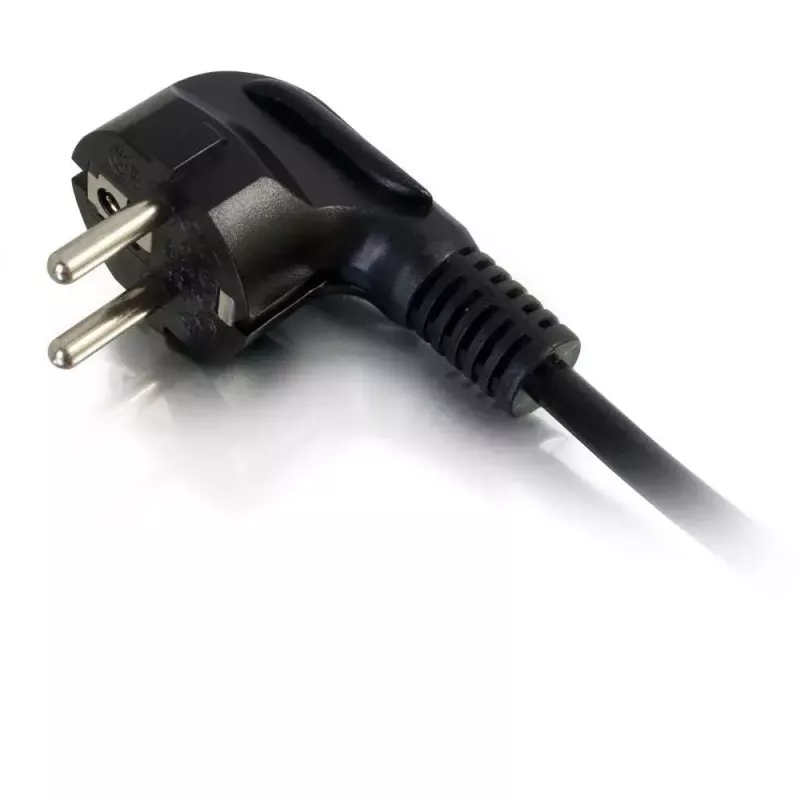 C2G 1m Eiropas klēpjdatora strāvas vads CEE 7/7 uz IEC 60320 C5 250V 3A