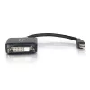 C2G Mini DisplayPort–DVI adapteris 20 cm Thunderbolt–DVI-D melns