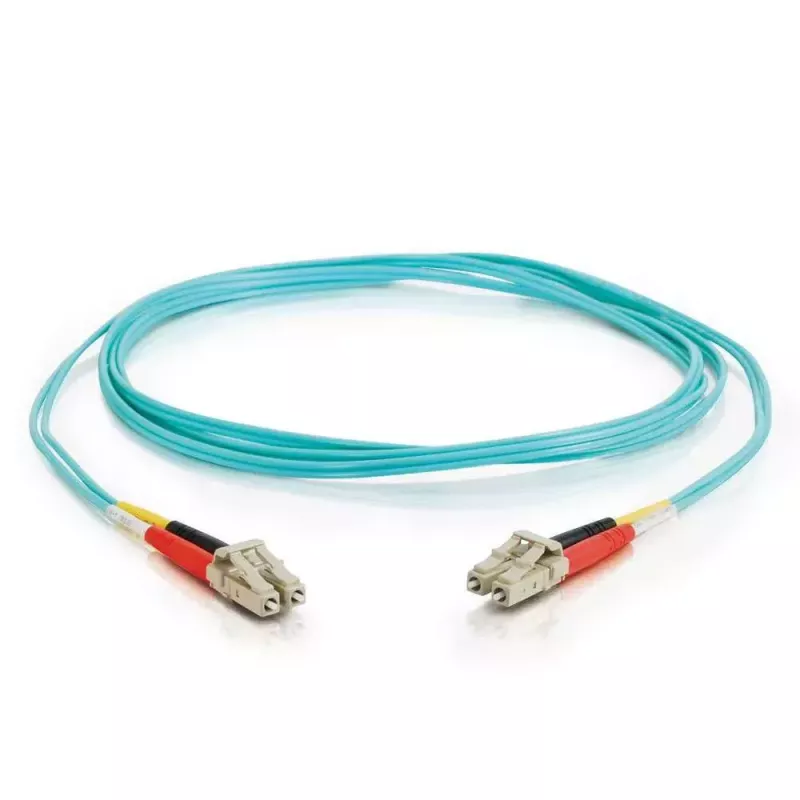 C2G InfiniBand/optisko šķiedru kabelis 10 m LC OFNR Tirkīza 50 µm Pilnais duplekss