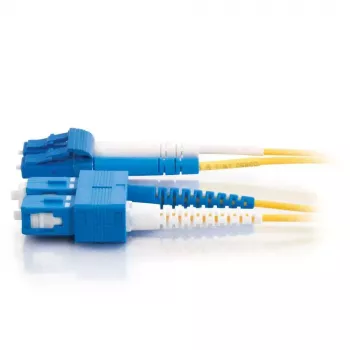 C2G InfiniBand/optiskās šķiedras kabelis 2 m LC SC OFNR Dzeltens