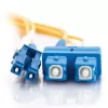 C2G InfiniBand/optiskās šķiedras kabelis 2 m LC SC OFNR Dzeltens
